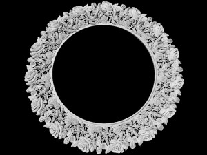 Carved mirror 3D 模型