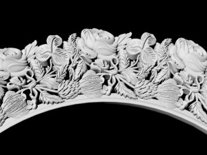 Carved mirror 3D 模型