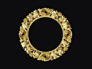 Резное зеркало 3D Модель