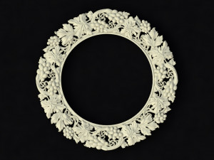 Carved mirror Model 3D