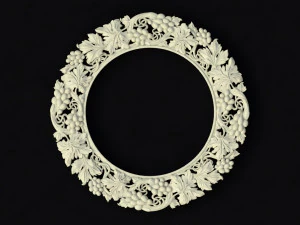 Carved mirror 3D Model