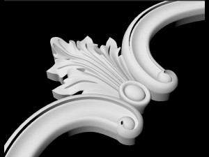 Carved mirror 3D 모델