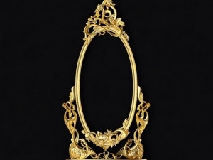 Carved mirror 3D 모델