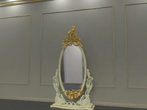 Carved mirror 3D Model