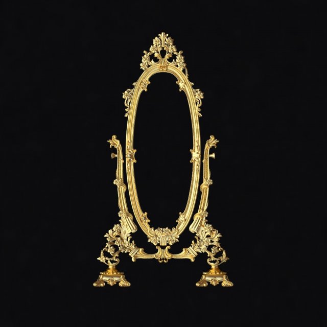 Carved mirror Modèle 3D .c4d .max .obj .3ds .fbx .stl .blend 