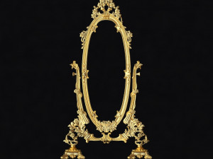 Carved mirror 3D Model