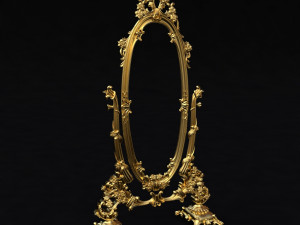 Carved mirror Modèle 3D