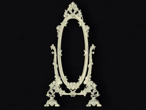 Carved mirror 3D Model