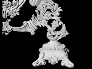 Carved mirror Modèle 3D
