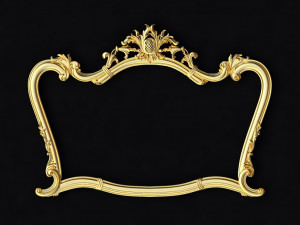 Carved mirror 3D 模型