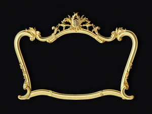 Резное зеркало 3D Модель