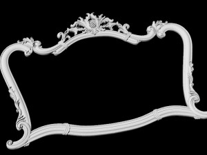 Carved mirror 3D Model