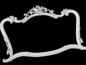 Carved mirror 3D Model