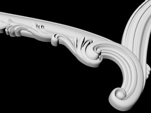 Carved mirror 3D Model