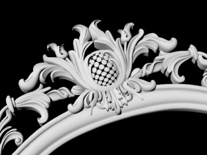 Carved mirror 3D Model