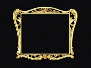 Carved mirror 3D Model
