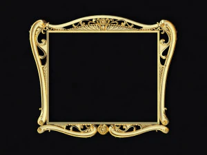 Espelho esculpido Modelo 3D