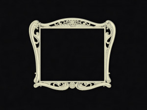 Carved mirror 3D 模型