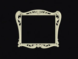 Carved mirror 3D Model