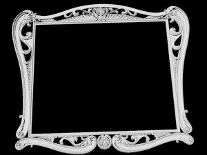 Carved mirror 3D 模型