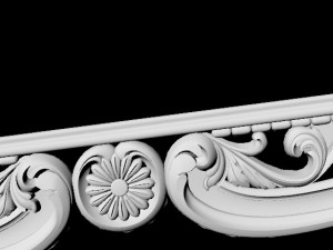 Carved mirror 3D 模型