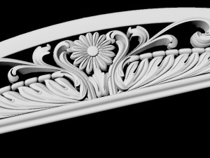 Carved mirror 3D 模型