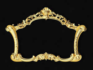 Carved mirror 3D Model