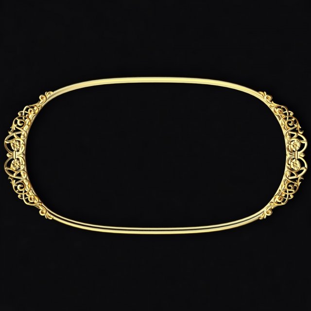 Carved mirror Modelo 3D .c4d .max .obj .3ds .fbx .stl .blend