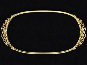 Carved mirror 3D Model
