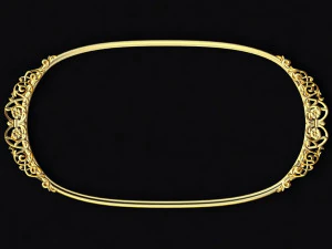 espejo tallado Modelo 3D