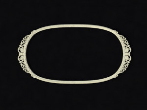 Carved mirror Modelo 3D