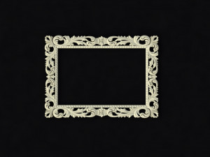 Carved mirror 3D Model