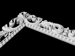 Carved mirror 3D Model