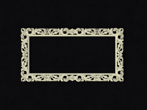 Carved mirror 3D 모델