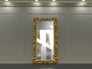 Carved mirror 3D Model