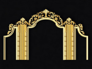 Carved mirror 3D Model