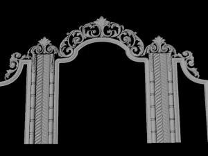 Carved mirror 3D Model