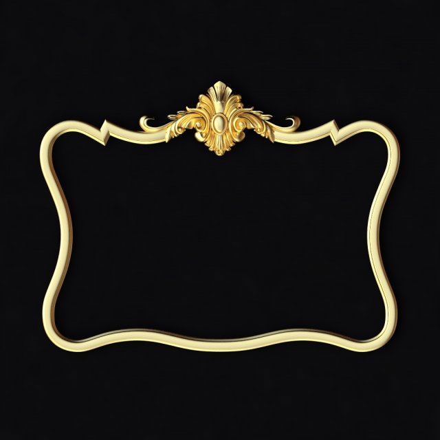 Carved mirror Modèle 3D .c4d .max .obj .3ds .fbx .stl .blend 