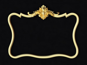 Carved mirror 3D मॉडल