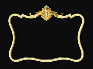 Резное зеркало 3D Модель