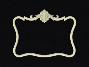 Carved mirror 3D Model