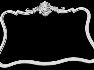 Carved mirror 3D Model