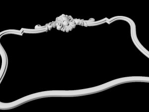 Carved mirror Modèle 3D