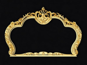 Carved mirror 3D Model
