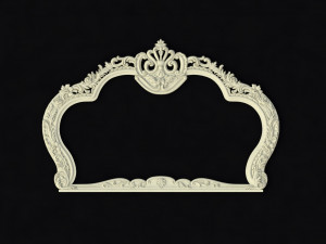 Carved mirror 3D Model