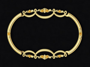 Carved mirror 3D Model