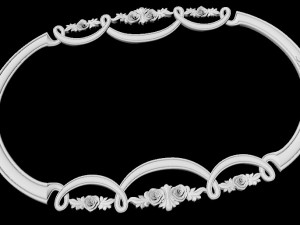 Carved mirror Modèle 3D