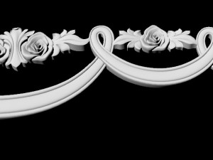 Carved mirror Modèle 3D