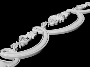 Carved mirror Modèle 3D