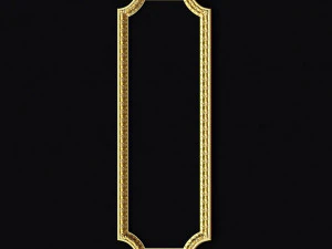 Резное зеркало 3D Модель